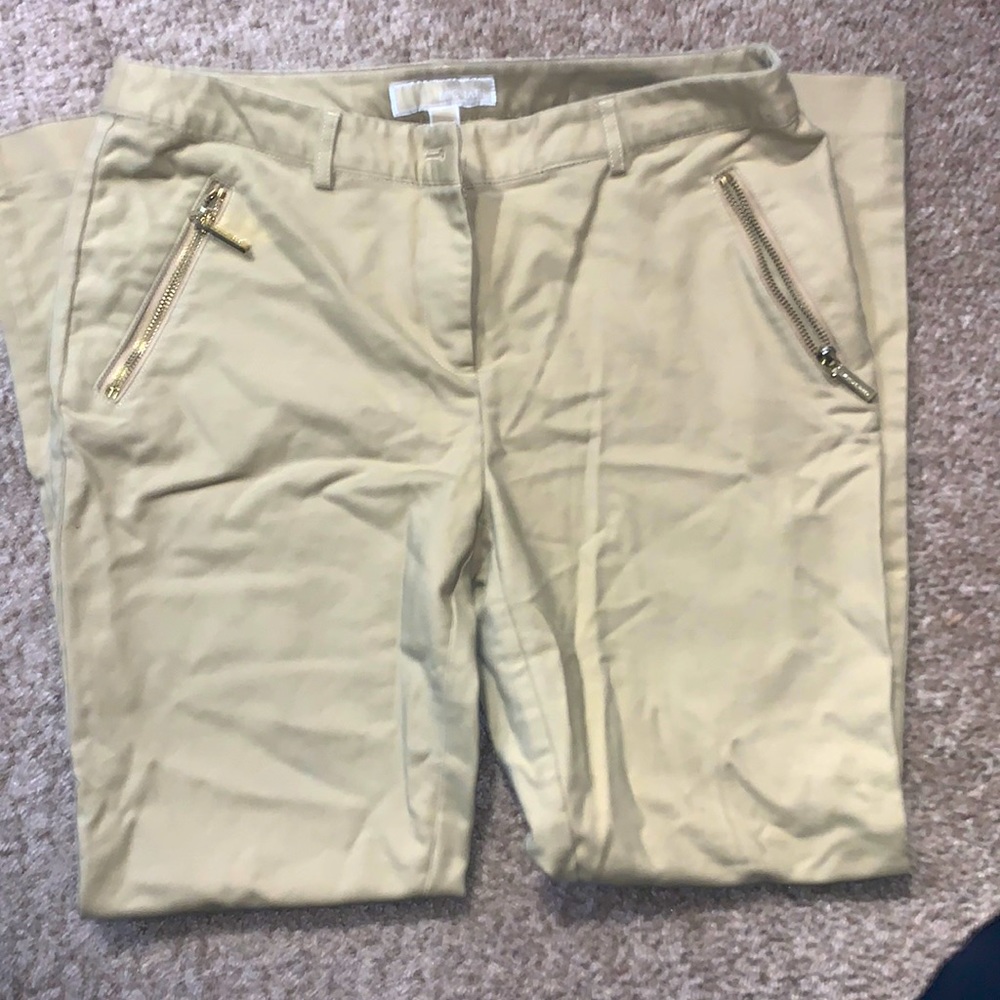 Beige slacks